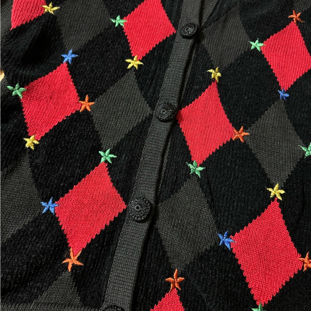 Vintage Bonnie and Bill by Holly 80s Sweater Cardigan NWT Size Large - Picture 4 of 8